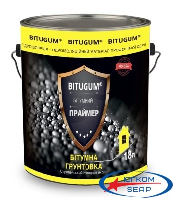 Праймер битумно-каучуковый Bitugum (10 л) Украина  - 22122