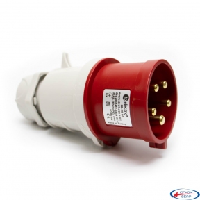 Вилка силова 32А/5 (3Р+N+РЕ) IP44, TP electric (3107-301-1601)