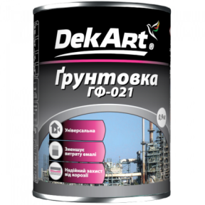 Ґрунтовка ГФ-021 DekArt сірий 2,8кг