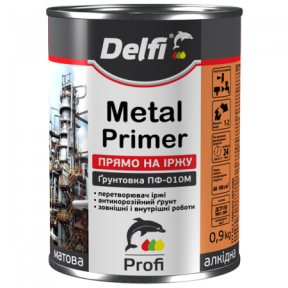 Ґрунтовка по іржі ПФ-010М Delfi червоно-коричневий 2,8 кг