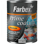 Ґрунтовка ГФ-021 антикорозійна Farbex білий 0,9 кг