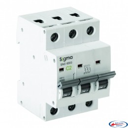 Автоматичний вимикач SIGMA 6кА, 3Р, 32А 