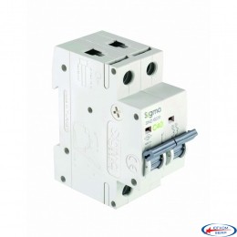 Автоматичний вимикач SIGMA 6кА, 2Р, 10А 