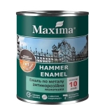 Емаль антикорозійна по металу 3в1, молоткова Maxima античне золото 2,3 кг