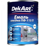 Емаль алкідна ПФ-115П DekArt  синя 0,9 кг