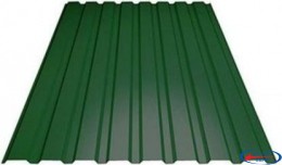 Профнастил ПС-10 1,21х1,5 (0,4) зелений 6005